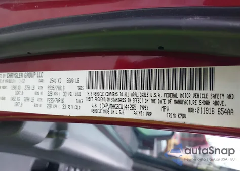 2012 Jeep Liberty Sport из США, поврежденный, VIN 1C4PJMAK2CW144265